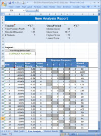 Item Analysis Report Sample